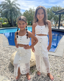 Summer laced set - white
