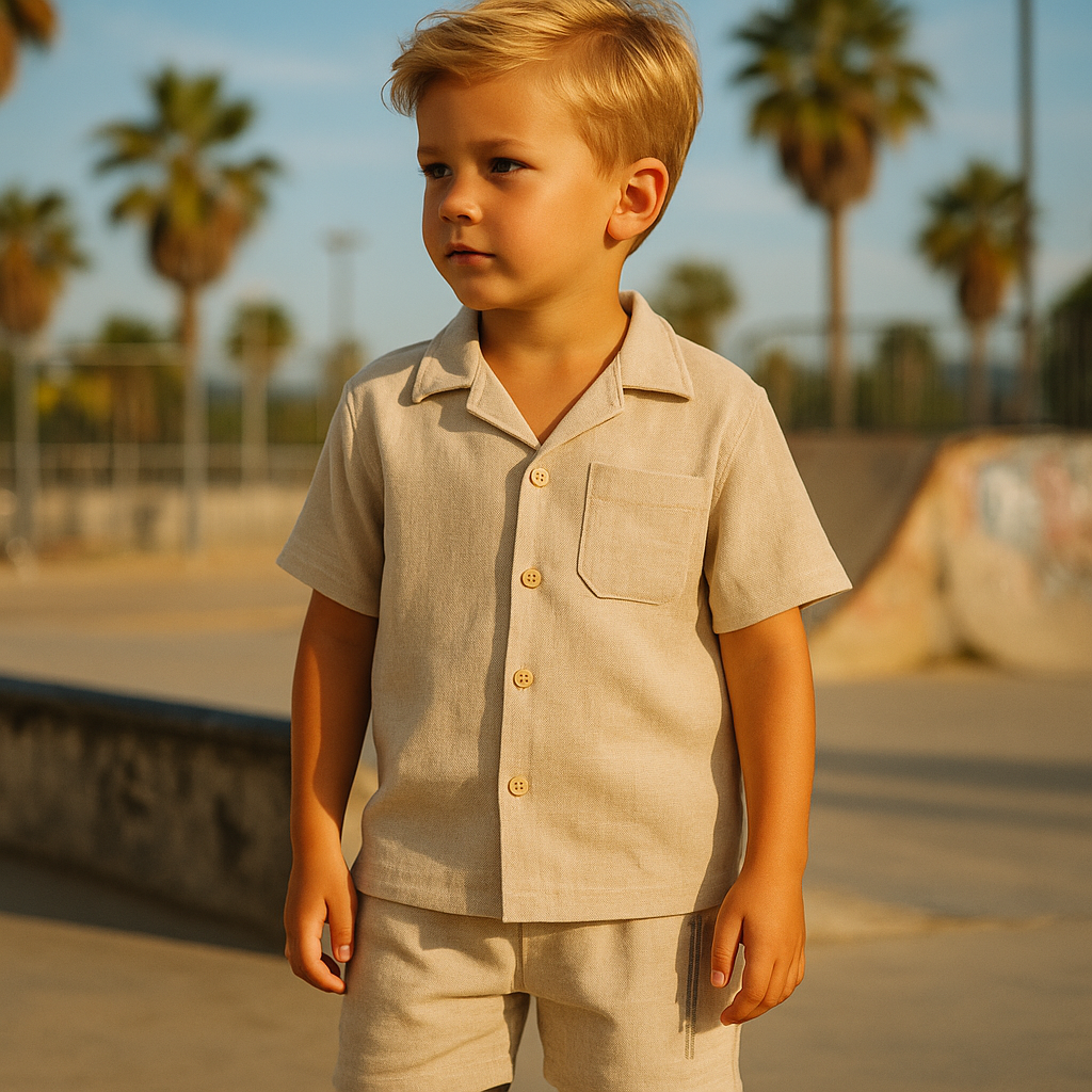 Walk it out boys set - creme