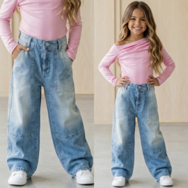 Chic One Shoulder Top - roze