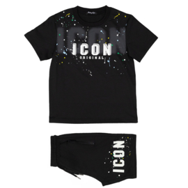 Splatter Icon set - black
