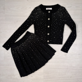 Your Diamond Chic Skirt Set - zwart