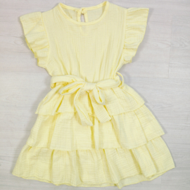 Ruffle Layer Mousseline Dress (verzenddatum 21 apr)