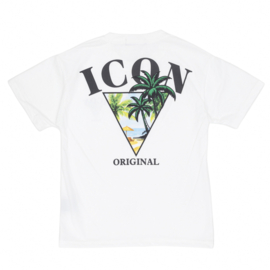 Icon island Twinning tee - wit