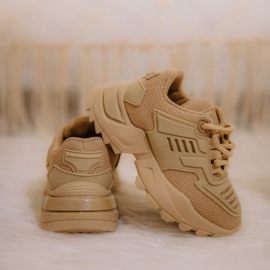 Sporty sneaker - Camel