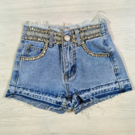 Diamond up denim short
