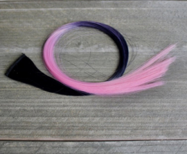 Black/ Light Pink Hairclip #23
