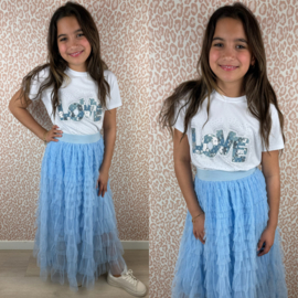 In love with tule set - blauw