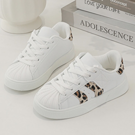 Street star sneakers - wit/leo
