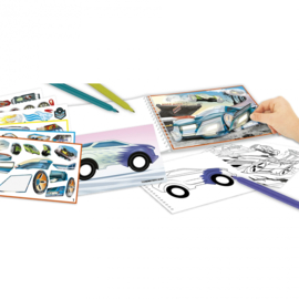 Monster Cars pocket kleurboek