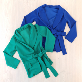 Green or blue blazer