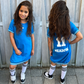 Baseball dress shortsleeves (gepersonaliseerd) - Blue