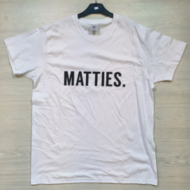 White Matties tee