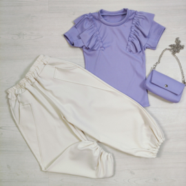 Ruffle Dream Shortsleeves - lila