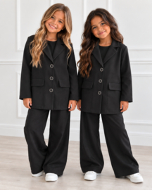 Mini Chic Blazer Set - zwart