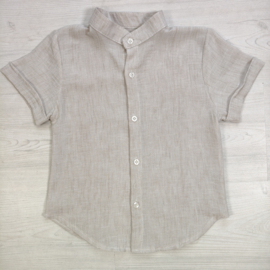 Ocean Breeze Button Up - beige