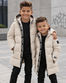 ICON Long Puffer Jacket Beige