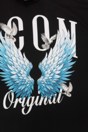 Icon fly set - zwart