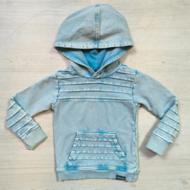 Summer biker hoody - blue radiance