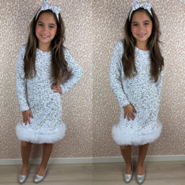 Glamour & tule dress - white