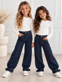Denim Balloon Jeans - donkerblauw