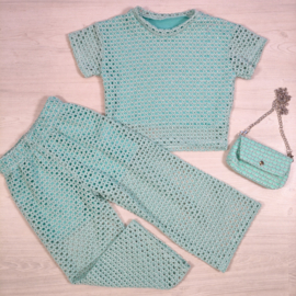 Beach Chic Girls Set - mint