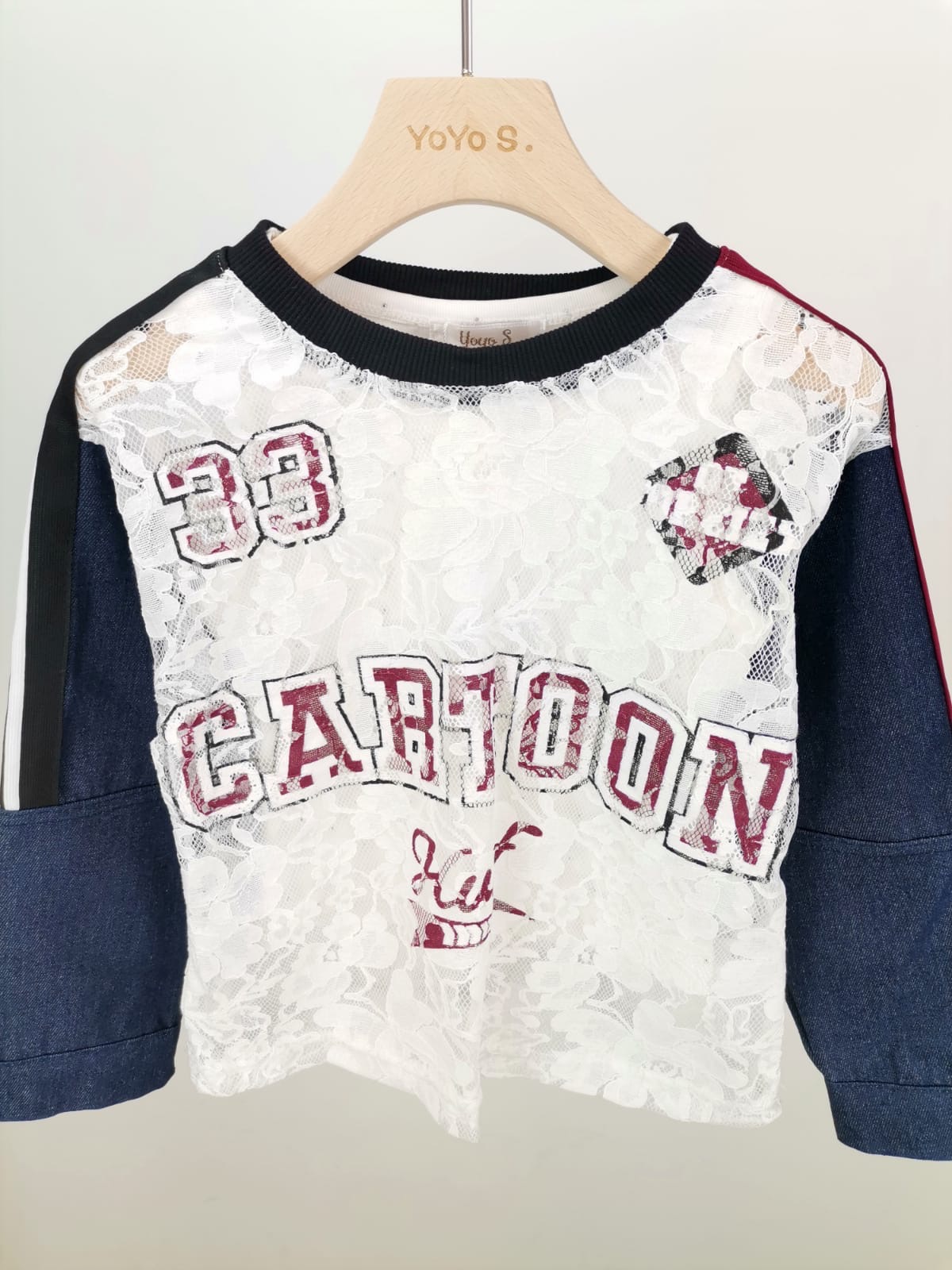 Your laced cartoon top