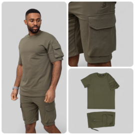Summer pockets set - Twinning - legergroen