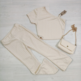 Sweet Style Flare Set - beige
