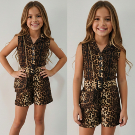 Leopard love playsuit