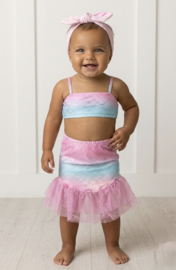 Mermaid Magic Tule Skirt Set - blauw