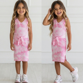 Your Tie Dye Chic Dress - roze