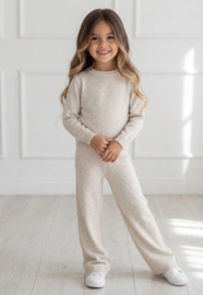 Shine All Day Knitted Set - beige