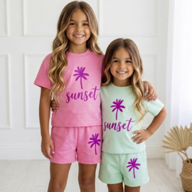 Sunset Palm Set