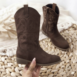 Western Cowgirl Boots - bruin