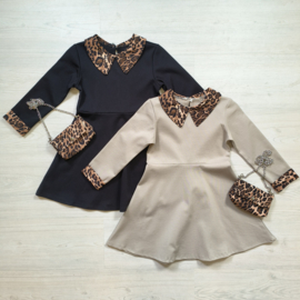 Little leopard dress (2 kleuren)