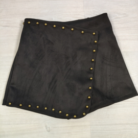 Rebel Studs Skort - zwart