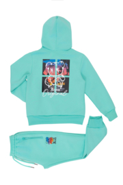Street Art Icon bear set - mint