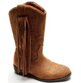 Cowboy fringe boots - Camel