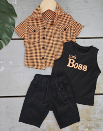 Blocked boss set - orange