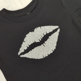 Glitter kiss tee Shortsleeves