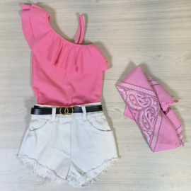 Bandana summer set - pink top