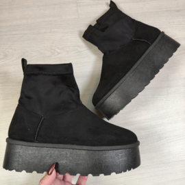 My Platform Boots - zwart