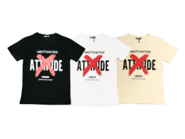 Boys attitude tee