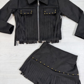 Wild West Fringe Set - zwart