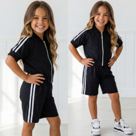 Varsity Stripe Set - zwart