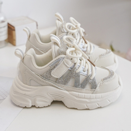 Cool girl sneakers - beige