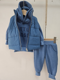 Street style boss set - donkerblauw (verzenddatum 9 okt)