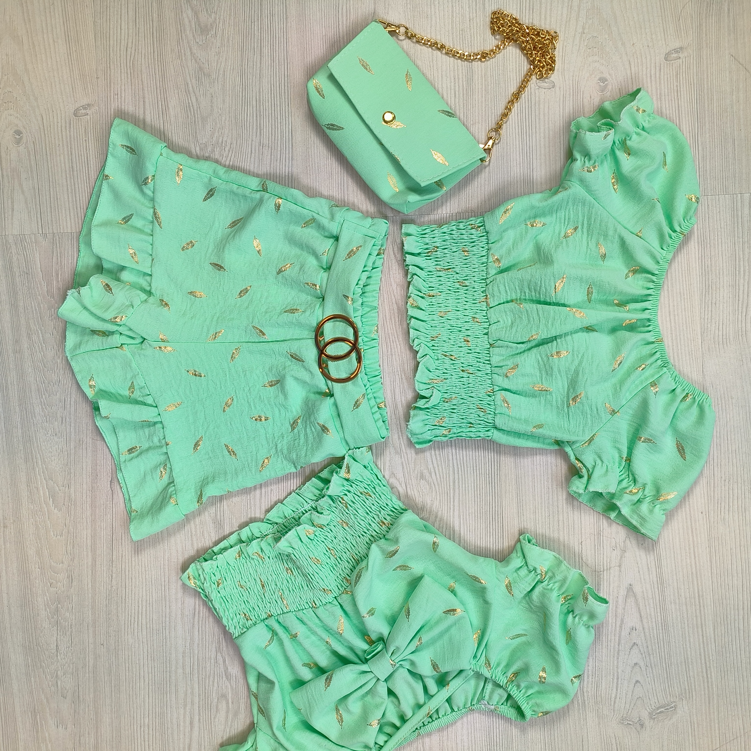 How now feather set - groen