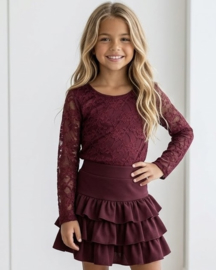 Lace Top - bordeaux