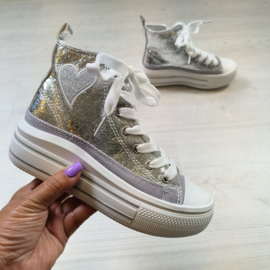 Love sneakers - Silver